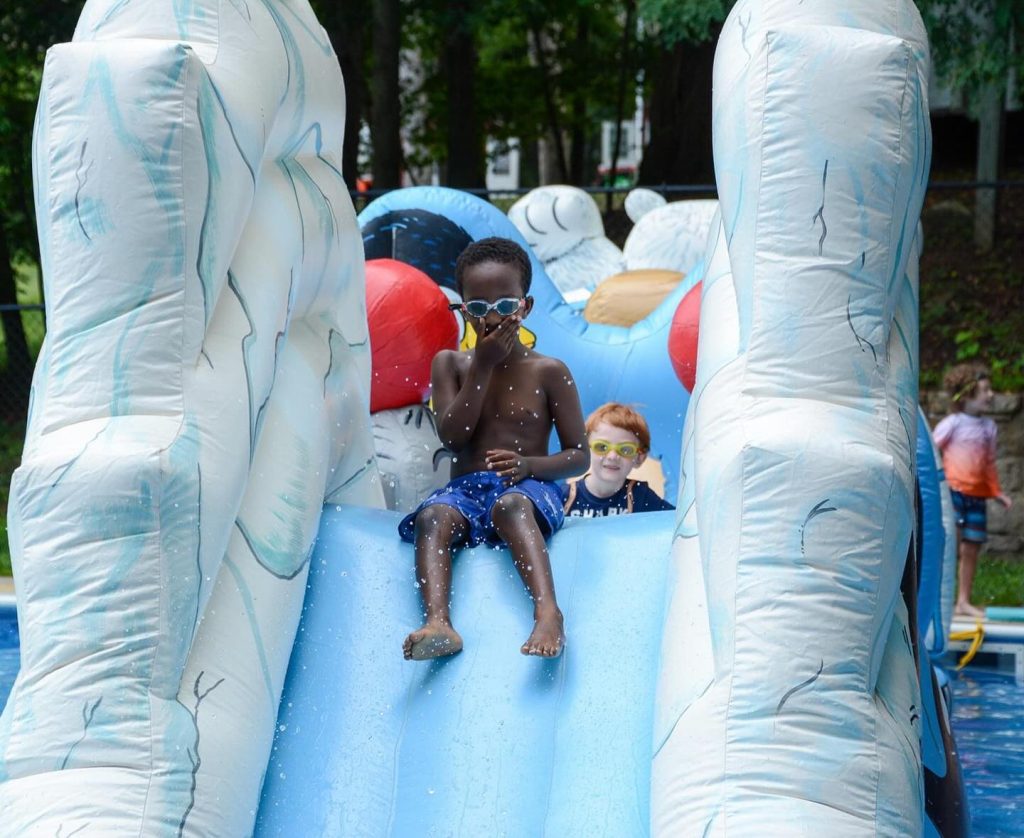 teach kid how to swim Chester Township