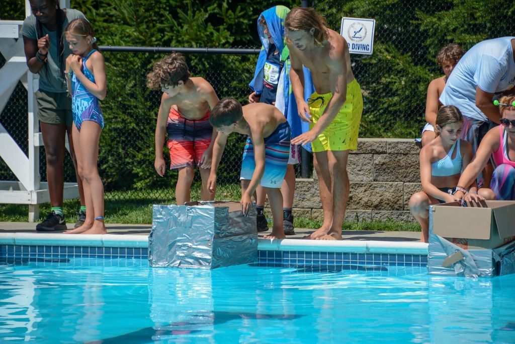 teach kid how to swim Mendham Borough