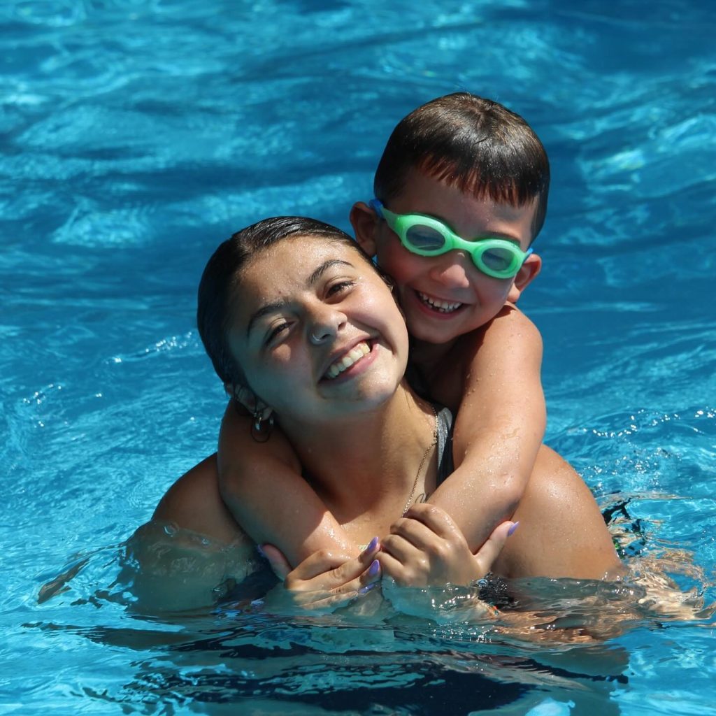 teach kid how to swim Mine Hill Township