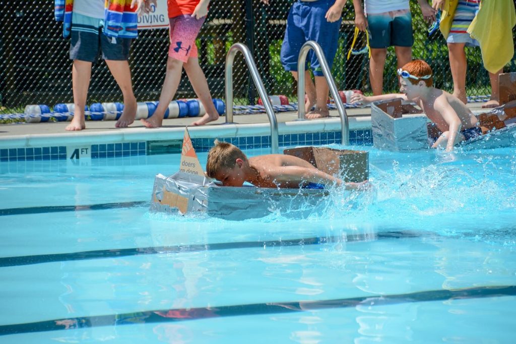 teach kid how to swim Pequannock Township