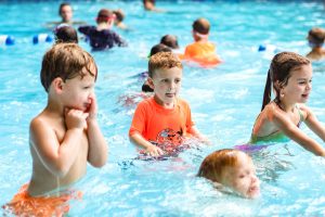 teach kid how to swim Washington Township